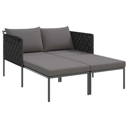 Solbädd Antracit 153 x 115 x 69.5 cm Pulverlackerat stål