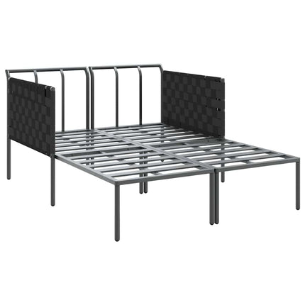 Solbädd Antracit 153 x 115 x 69.5 cm Pulverlackerat stål