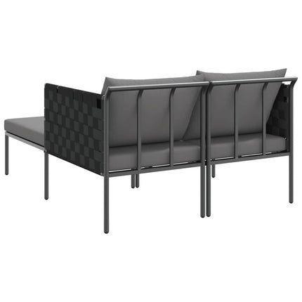 Solbädd Antracit 153 x 115 x 69.5 cm Pulverlackerat stål