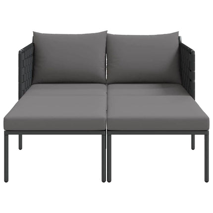 Solbädd Antracit 153 x 115 x 69.5 cm Pulverlackerat stål