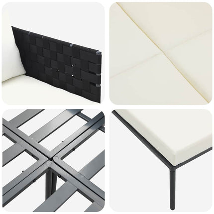 Solbädd Antracit 153 x 115 x 69.5 cm Pulverlackerat stål