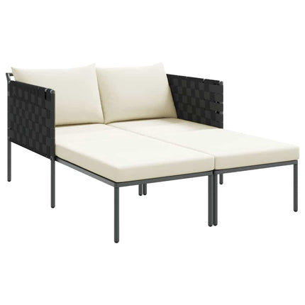 Solbädd Antracit 153 x 115 x 69.5 cm Pulverlackerat stål