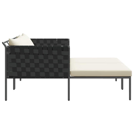 Solbädd Antracit 153 x 115 x 69.5 cm Pulverlackerat stål