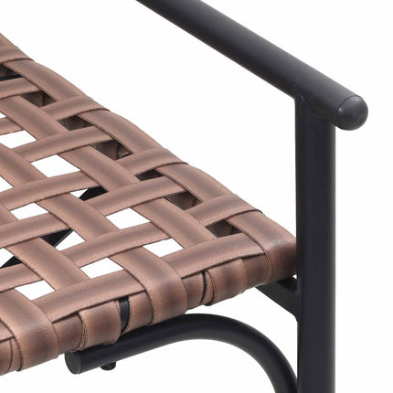 Trädgård Stol Brun 110,5 x 79 x 75,5 cm konstrotting