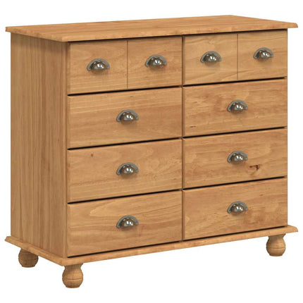 Hutch med låda ASKIM Honungsvax 91 x 40 x 184 cm Massiv furu