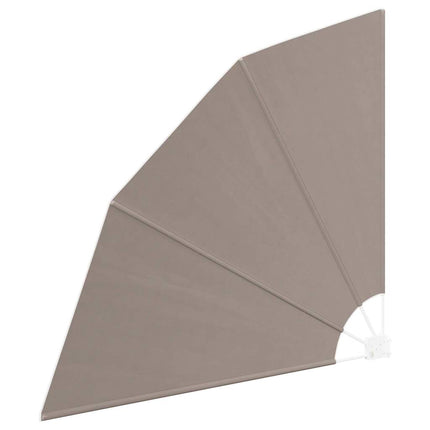 Balkongskärm 140 x 140 cm Polyester Taupe