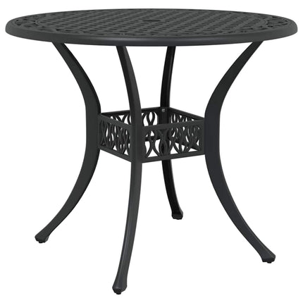 Trädgårdsmöbelset 5 pcs Svart Aluminium