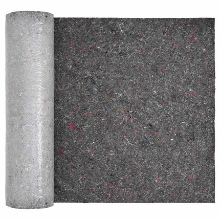 Dammmadrass Grå 1 x 25 m Polyester och Bomull