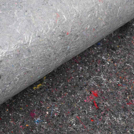 Dammmadrass Grå 1 x 25 m Polyester och Bomull