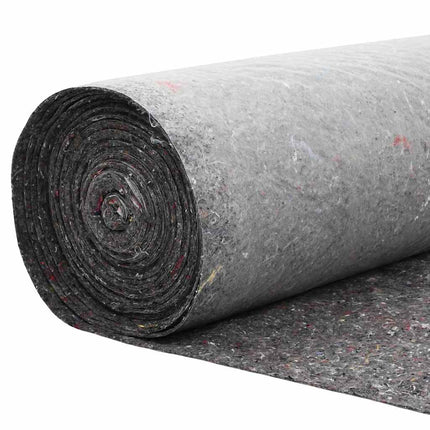 Dammmadrass Grå 1 x 10 m Polyester och Bomull