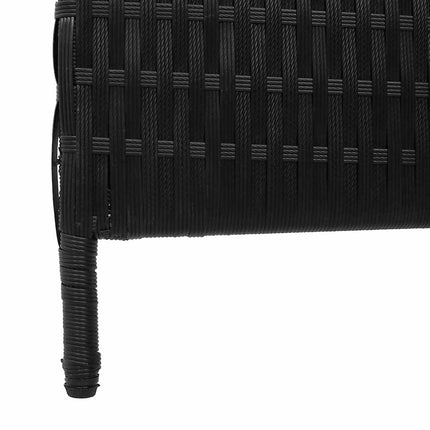 Rumsavskiljare Svart 146 x 180 cm konstrotting