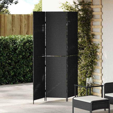 Rumsavskiljare Svart 146 x 180 cm konstrotting