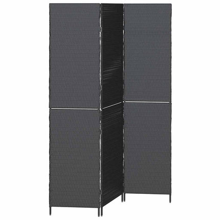 Rumsavskiljare Svart 146 x 180 cm konstrotting