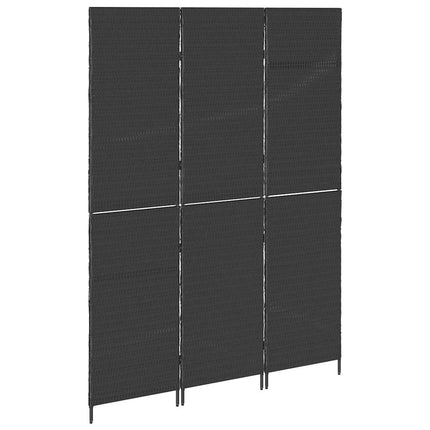 Rumsavskiljare Svart 146 x 180 cm konstrotting