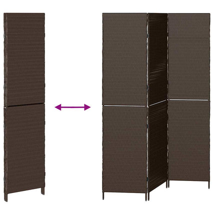 Rumsavskiljare Brun 146 x 180 cm konstrotting