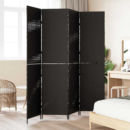 Rumsavskiljare Svart 195 x 180 cm konstrotting