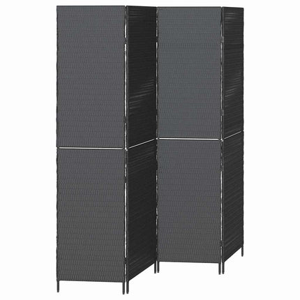 Rumsavskiljare Svart 195 x 180 cm konstrotting