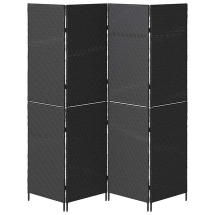 Rumsavskiljare Svart 195 x 180 cm konstrotting