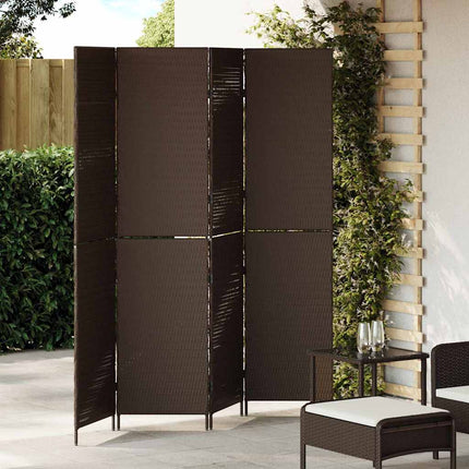 Rumsavskiljare Brun 195 x 180 cm konstrotting