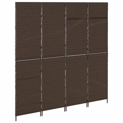 Rumsavskiljare Brun 195 x 180 cm konstrotting