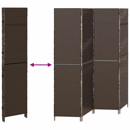 Rumsavskiljare Brun 195 x 180 cm konstrotting