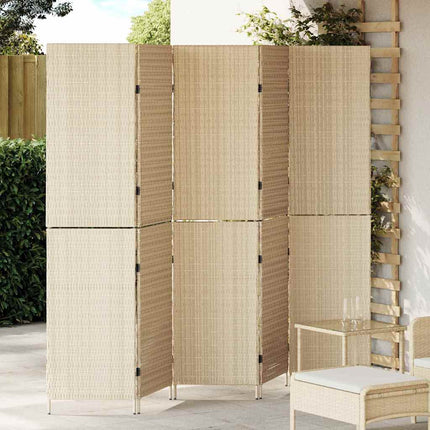 Rumsavskiljare Beige 242 x 180 cm konstrotting