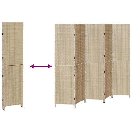 Rumsavskiljare Beige 242 x 180 cm konstrotting