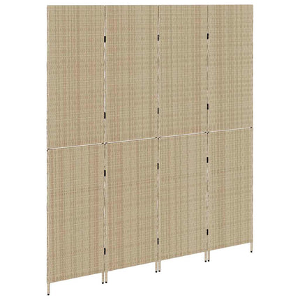Rumsavskiljare Beige 195 x 180 cm konstrotting
