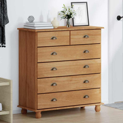 Kista av lådor ASKIM Brun 91 x 40 x 95,5 cm Massiv furu