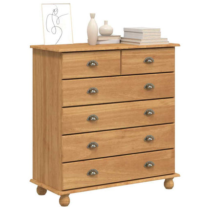Kista av lådor ASKIM Brun 91 x 40 x 95,5 cm Massiv furu