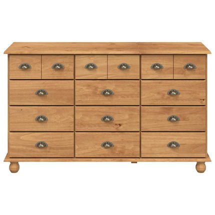 Kista av lådor ASKIM Brun 79 x 40 x 133,5 cm Massiv furu