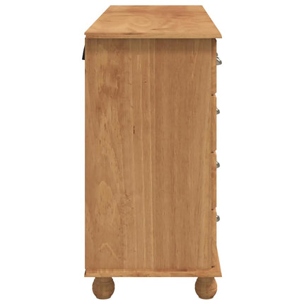 Kista av lådor ASKIM Brun 79 x 40 x 133,5 cm Massiv furu