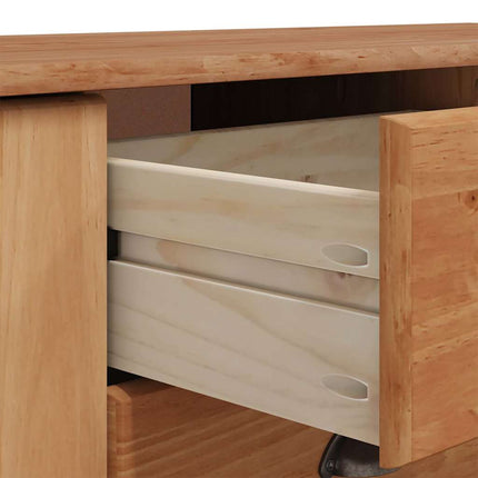 Sideboard med låda ASKIM 133,5 x 40 x 79 cm Massiv furu