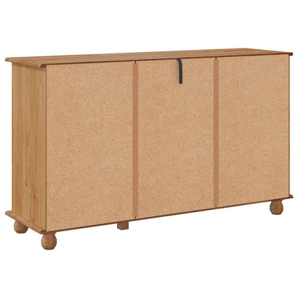 Sideboard med låda ASKIM 133,5 x 40 x 79 cm Massiv furu