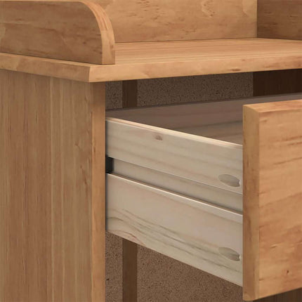 Vinskåp ASKIM Honungsvax 57 x 37 x 114 cm Massiv furu