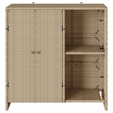 Förvaringsskåp med hylla Beige 100 x 36 x 102 cm Rotting