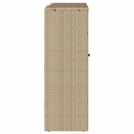 Förvaringsskåp med hylla Beige 100 x 36 x 102 cm Rotting