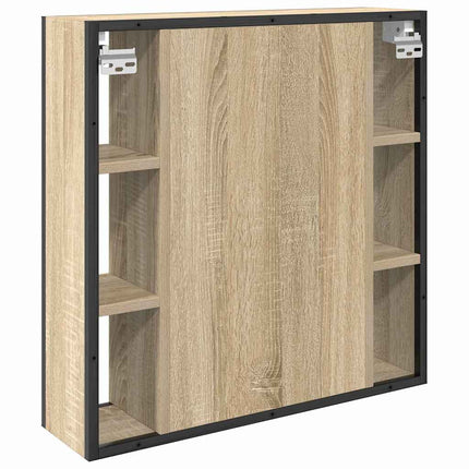 Spegelskåp Sonoma-ek 60 x 16 x 60 cm Konstruerat trä