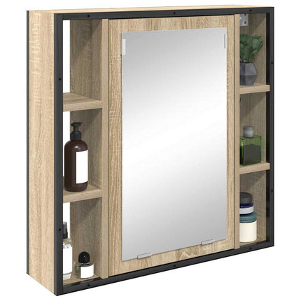 Spegelskåp Sonoma-ek 60 x 16 x 60 cm Konstruerat trä