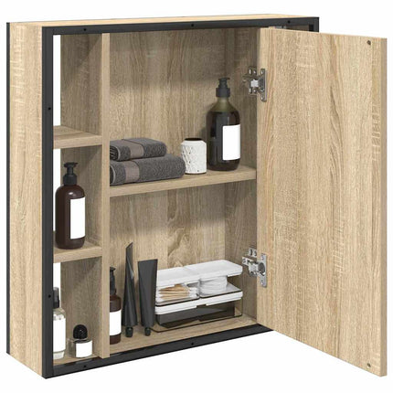 Spegelskåp Sonoma-ek 60 x 16 x 60 cm Konstruerat trä