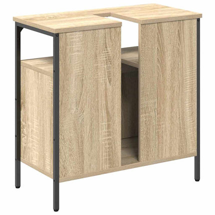 Badrumsskåp Beige 60 x 30 x 60 cm Konstruerat trä