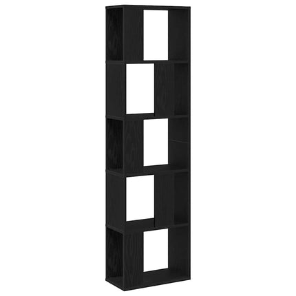 Bokhylla Svart Ek 45 x 23,5 x 162,5 cm