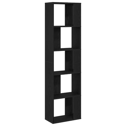 Bokhylla Svart Ek 45 x 23,5 x 162,5 cm