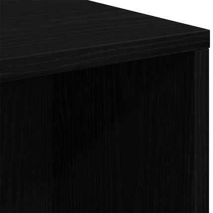 Bokhylla Svart Ek 50 x 25 x 102 cm