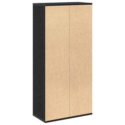 Bokhylla Svart Ek 50 x 25 x 102 cm