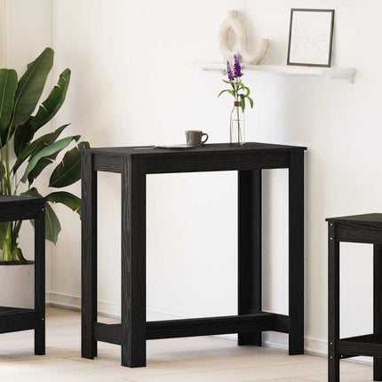 Barbord Svart Ek 102 x 50 x 103.5 cm Konstruerat trä