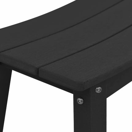 Barpall 2 pcs Svart 52 x 43 x 73,5 cm HDPE