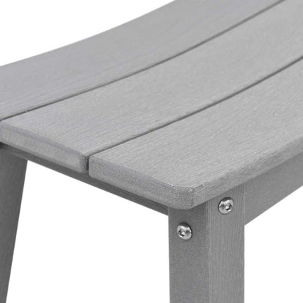Barpall 2 pcs Ljusgrå 52 x 43 x 73,5 cm HDPE
