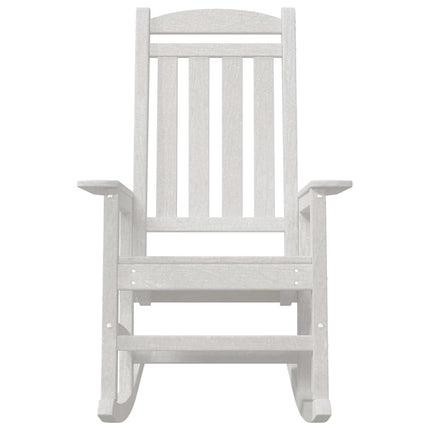 Trädgårdsgungstol Vit 92 x 70 x 108 cm HDPE