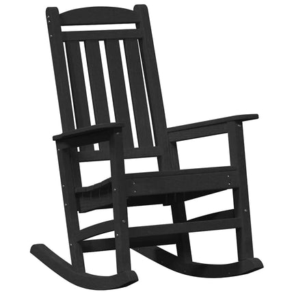 Trädgårdsgungstol Svart 92 x 70 x 108 cm HDPE